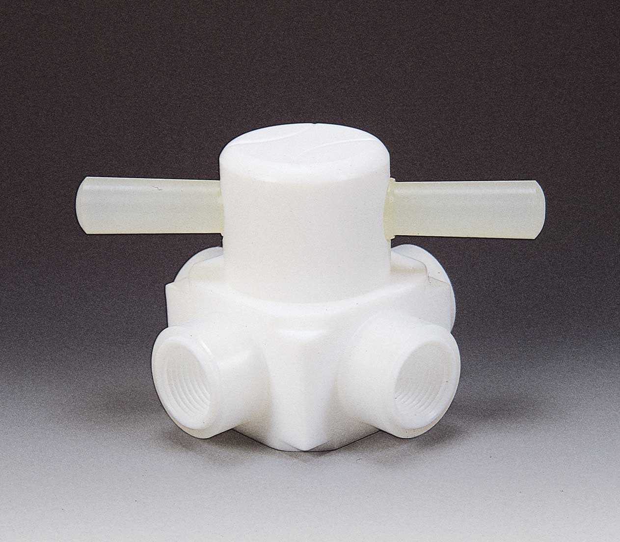 Ptfeフィメイル圧入4方バルブ プラスチック製 理化学機器および用品メーカー サンプラテックのweb販売サイト Pla Com プラコム